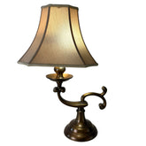 Chapman and Meyers Antique Brass Off-set Table Lamp, Sku 033040